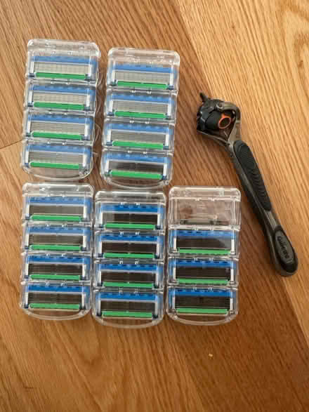 Photo of free 24 Gillette Fusion razor heads (Sunnyvale, near library) #1