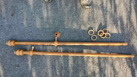 Photo of free Wooden curtain poles (Amersham Common HP7) #1