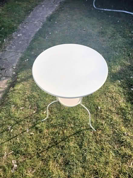 Photo of free White metal table (Eastcote HA4) #2