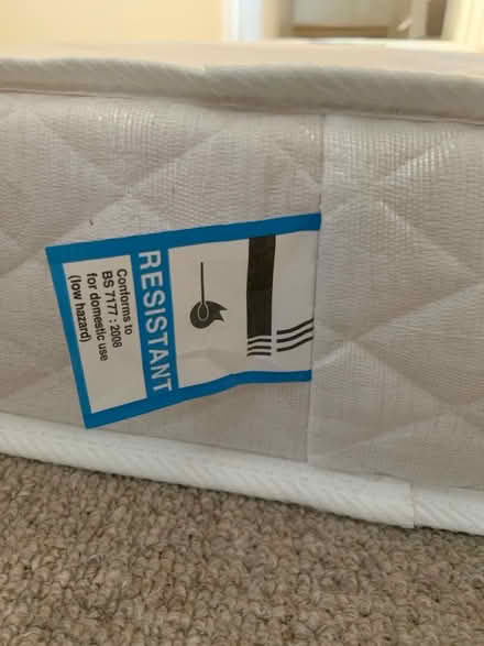 Photo of free Small single mattress (Ware SG12) #3