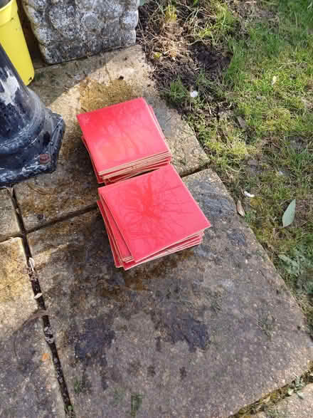 Photo of free 30 red 6 inch tiles (Winchmore Hill N21) #1