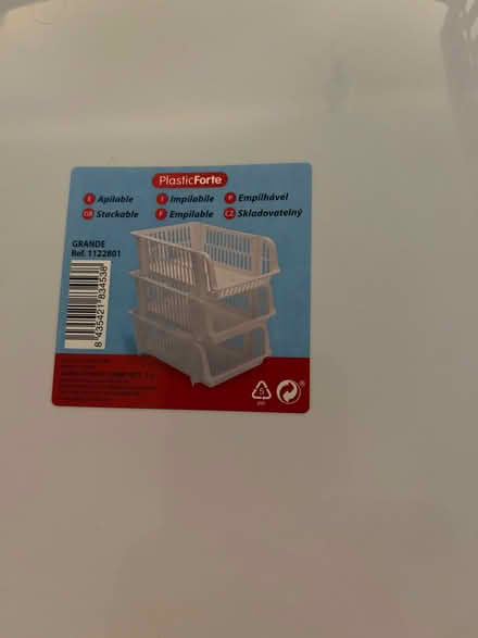 Photo of free Stacking plastic baskets (Cambusbarron FK7) #3