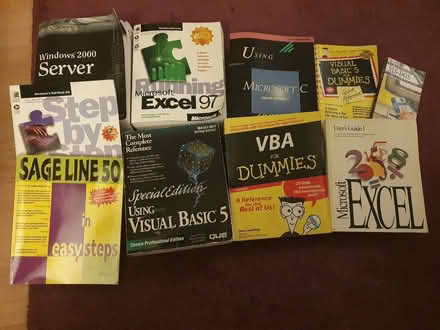 Photo of free Selection of old computer books (Sinfin DE24) #1