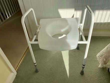 Photo of free Raised toilet seat with handles (Carlisle CA1) #2