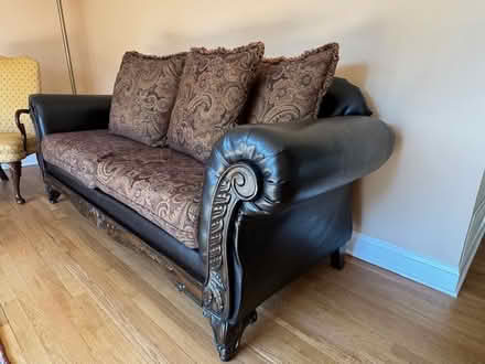 Photo of free Leather Sofa and Loveseat (Somerset) #2