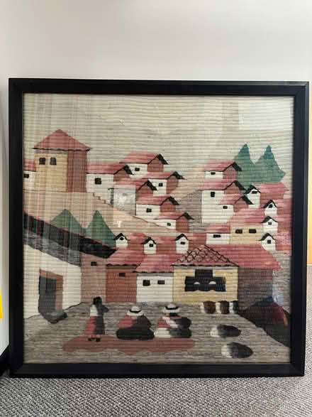 Photo of free Framed ecuadorian tapestry (Dinas Powys CF64) #1