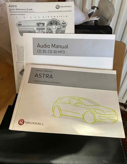 Photo of free Vauxhall Astra Owner’s Manual (Belle Isle, LS10) #1