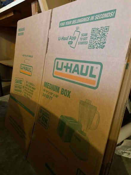 Photo of free Medium U-Haul moving boxes (Overland Park) #1