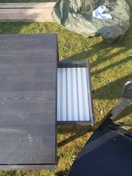 Photo of free Black extendable table with chairs (Eastcote HA4) #3