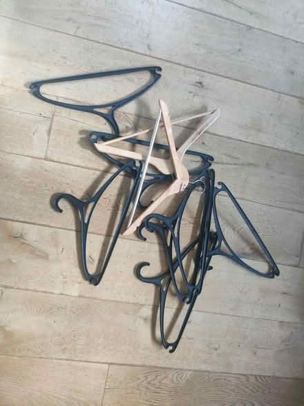 Photo of free Assorted trouser coat hangers (NE30 Marden) #1