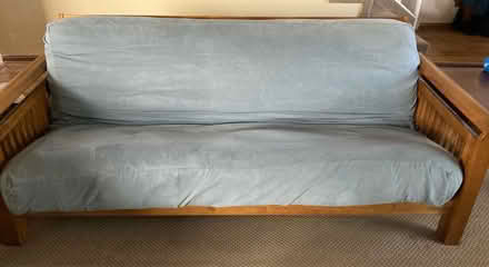 Photo of free One futon, two covers (Central Irvine) #2