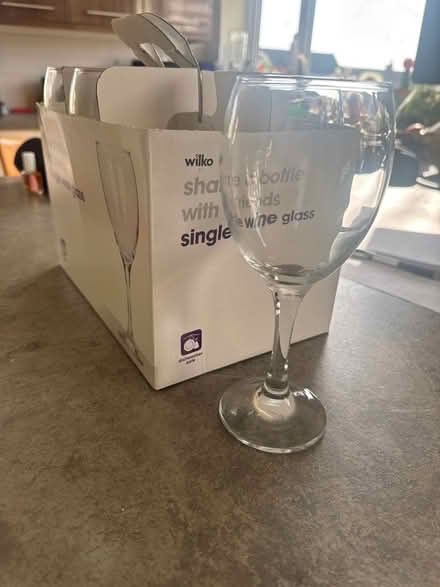 Photo of free 6 x wine glasses (Hitchin (South)) #1