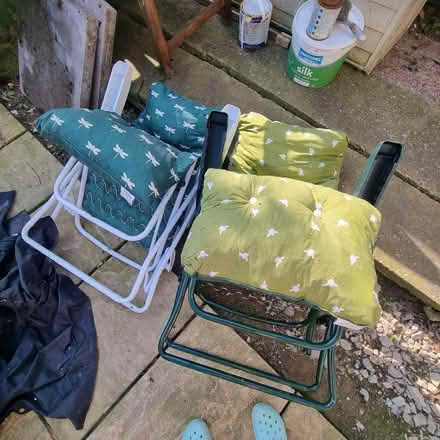 Photo of free 2 recliner garden chairs (Blacon CH1) #1