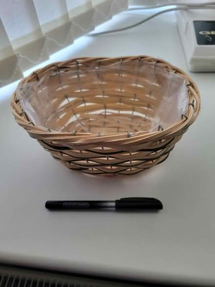 Photo of free Small wicker basket (Hadleigh SS7) #1