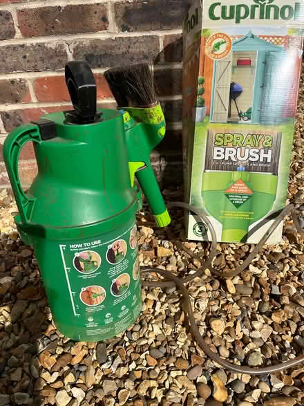 Photo of free Fence spray & Brush (Alverstoke PO12) #1