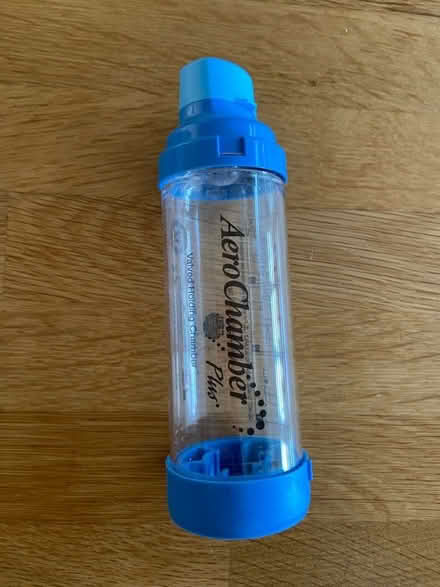 Photo of free AeroChamber for use with a metered dose inhaler (Jacobs Well GU4) #1