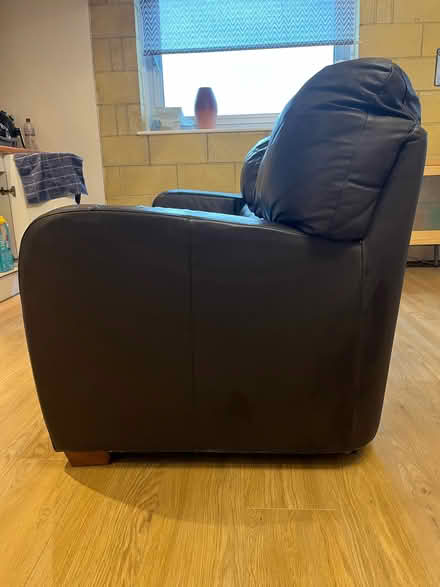 Photo of free 3 seater dark brown sofa (CF24 Cathay's Cardiff) #3