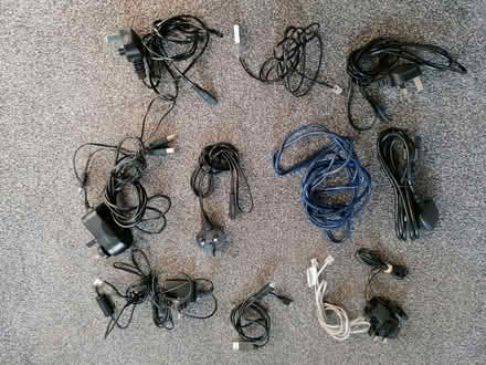 Photo of free Assorted leads and cables (Broomhill S10) #1