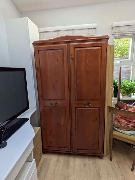 Photo of free Double pine wardrobe (Wimbledon SW19) #1