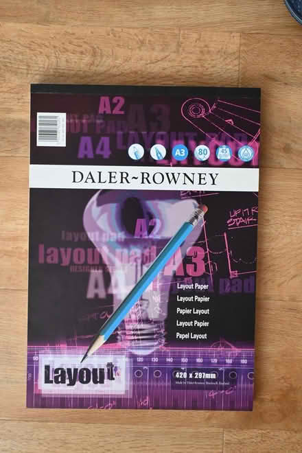 Photo of free Daler Rowney A3 Layout Pad (Wistow) #1