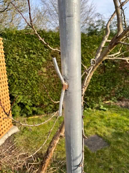 Photo of free 3m metal washing line post (Clungunford SY7) #3