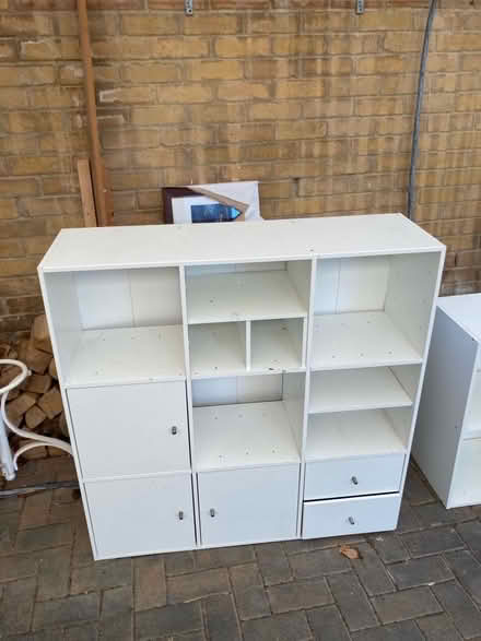 Photo of free White IKEA shelving (St Mark's GL51) #1