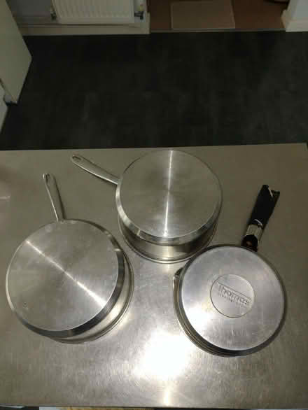 Photo of free 3 saucepans (Alresford CO7) #2