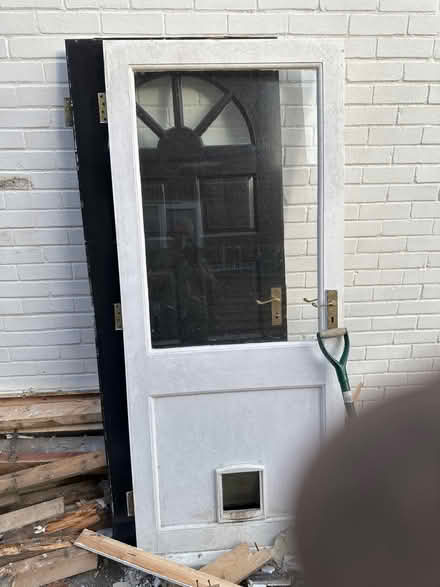 Photo of free Back wooden door with glass and front door (Ashurst Wood RH19) #4