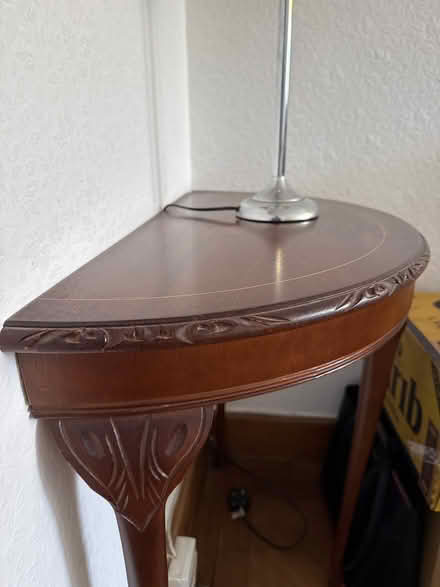 Photo of free FreeHalf moon table (Sharmans Cross B91) #3