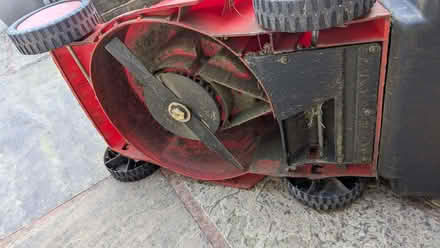 Photo of free Red corded working lawnmower (Shevington WN6) #3