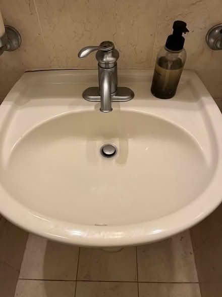 Photo of free Bathroom pedestal sink (Washington Heights) #2