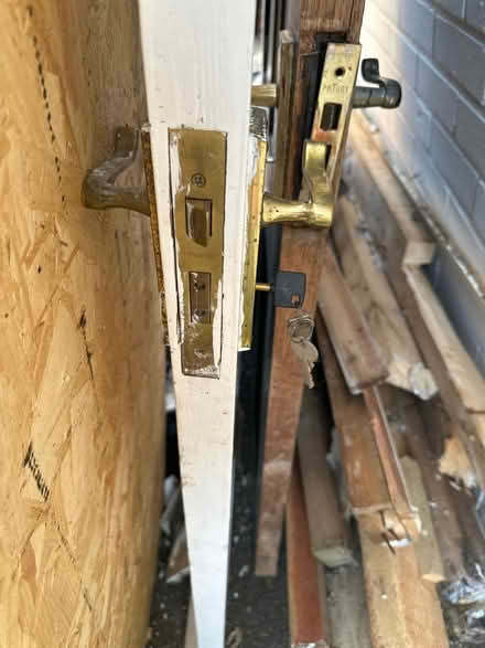 Photo of free Back wooden door with glass and front door (Ashurst Wood RH19) #3