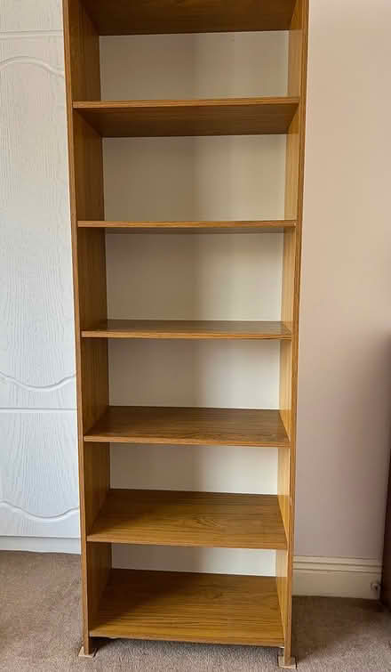 Photo of free Tall Wood Shelves (Sutton D13) #1