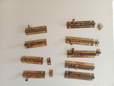 Photo of free Used brass door bolts and screws (Bracknell RG12) #1