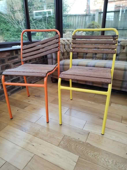 Photo of free Retro School Chairs (Leek, ST13) #1