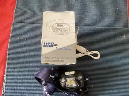 Photo of free USB head torch (Didcot, OX11) #1