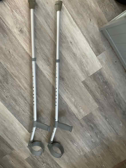 Photo of free A pair of crutches (Stockport SK3) #1