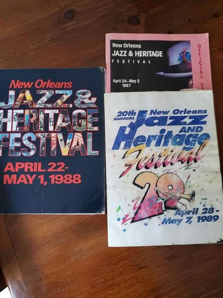 Photo of free 80's New Orleans Jazz Fest Programs (Sleepy Hollow) #1