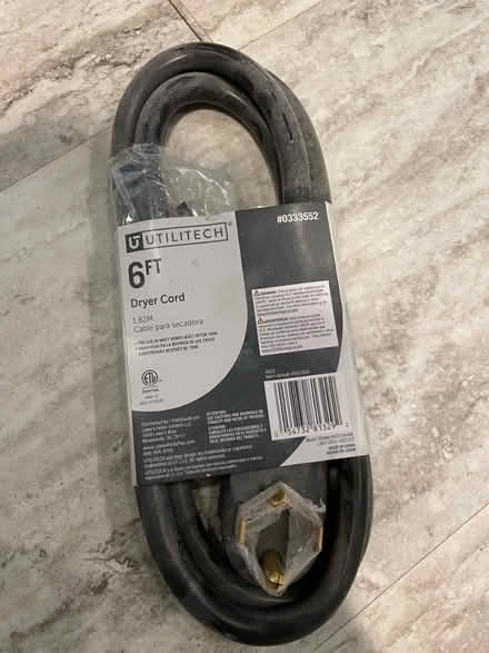 Photo of free Dryer cord, 6 ft (Four Corners) #1