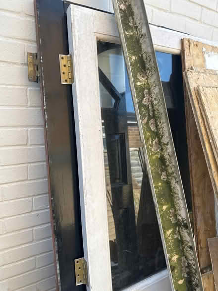 Photo of free Back wooden door with glass and front door (Ashurst Wood RH19) #1