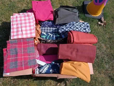 Photo of free 2 boxes of dressmaking fabric (Newby Bridge LA12) #2