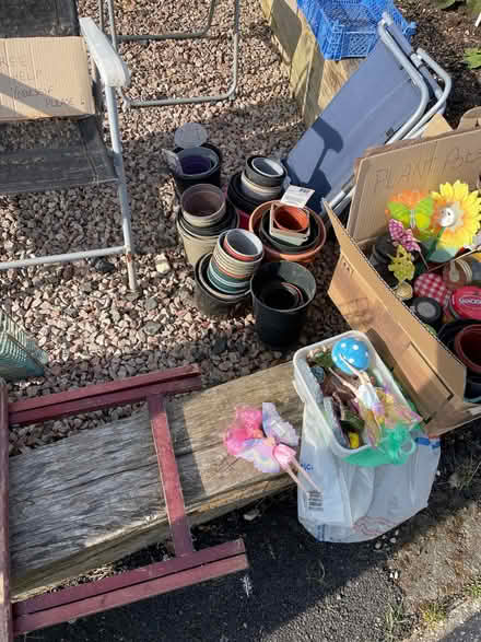 Photo of free Plant pots and fold up table (Colwall Stone WR13) #3