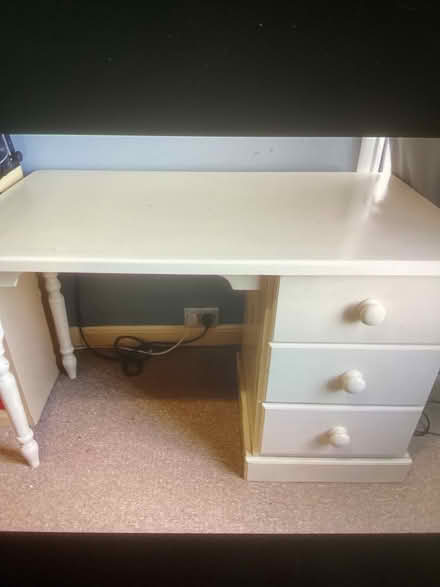 Photo of free White Wooden Desk (Sale Moor M33) #1