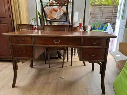 Photo of free Rattan desk (Wimbledon SW19) #1