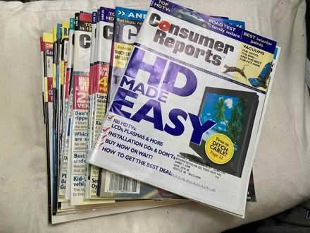 Photo of free Consumer Reports Mag, old, dozens (Ravenna) #1