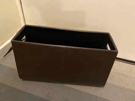 Photo of free Faux leather magazine holder (Jennett's Park RG12) #1