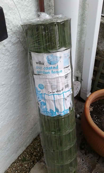 Photo of free Green plastic covered fencing (St Blazey Gate PL24) #2