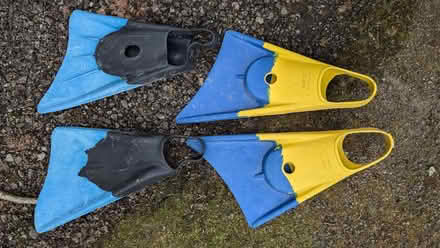 Photo of free 2 pairs of mens swimming fins (Wickham PO17) #1