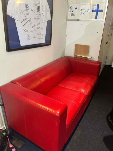 Photo of free Red Sofa (Cowley OX4) #1