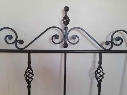 Photo of free Metal headboard for double bed (ME14 near Penenden Heath) #2